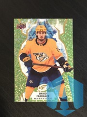 2021-22 UD Ice Green Rookies #115 David Farrance Nashville Predators